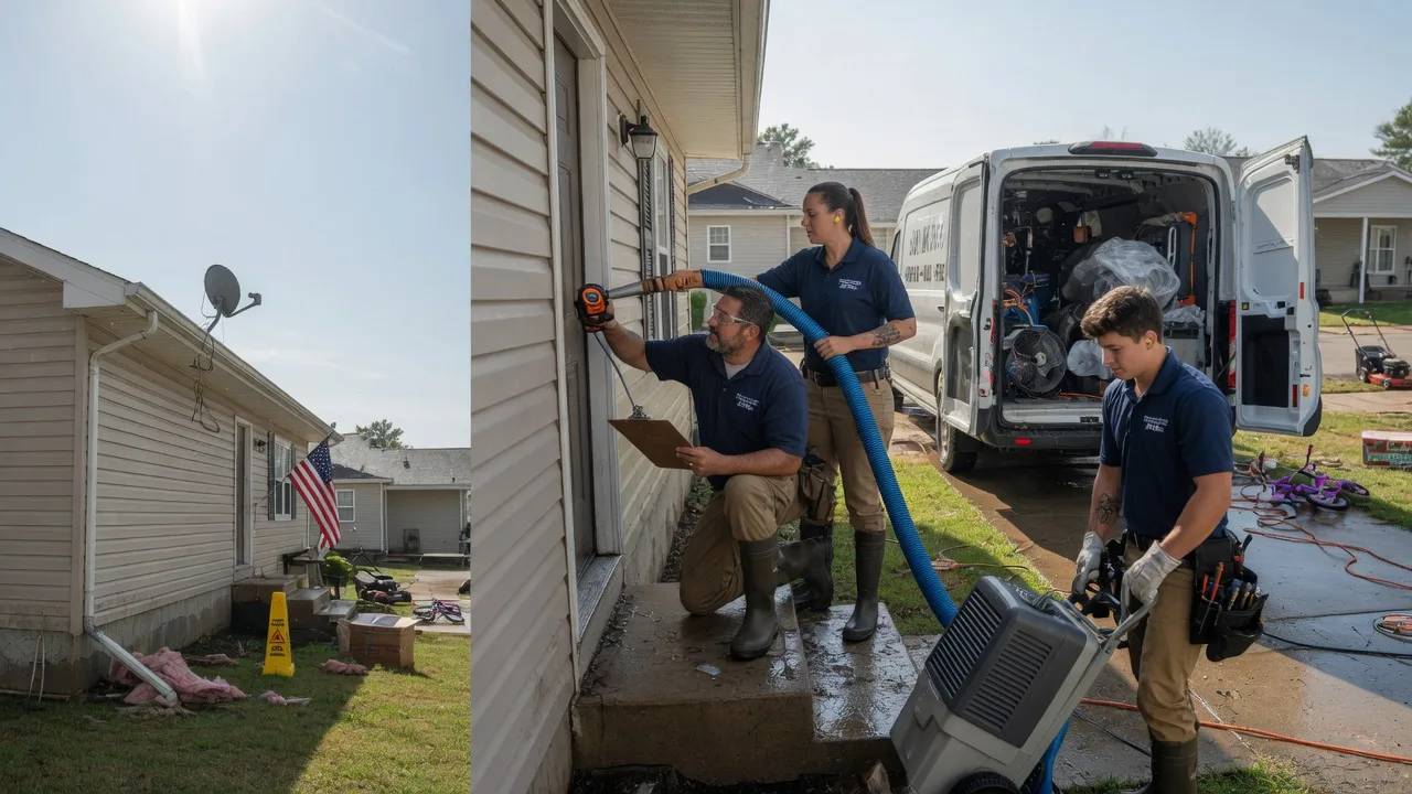 Ceiling Water Damage Restoration in Hillview, IL near me